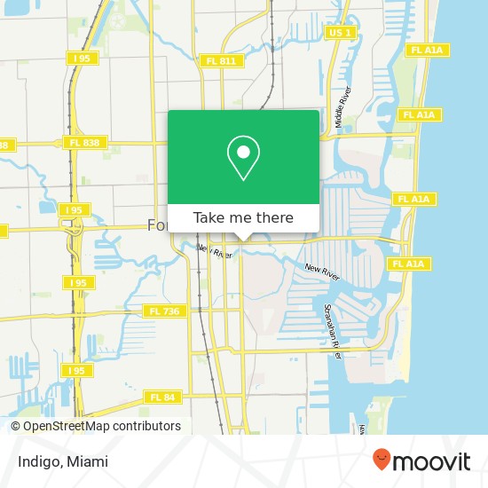 Indigo, 620 E Las Olas Blvd Fort Lauderdale, FL 33301 map