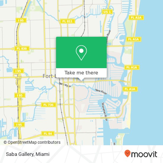 Saba Gallery, 1015 E Las Olas Blvd Fort Lauderdale, FL 33301 map