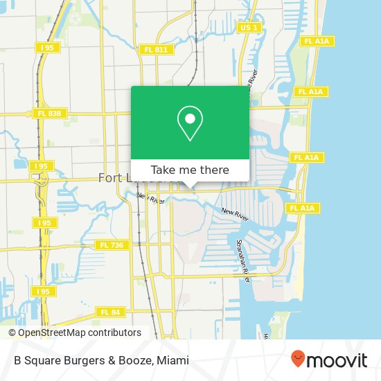 B Square Burgers & Booze, 1021 E Las Olas Blvd Fort Lauderdale, FL 33301 map