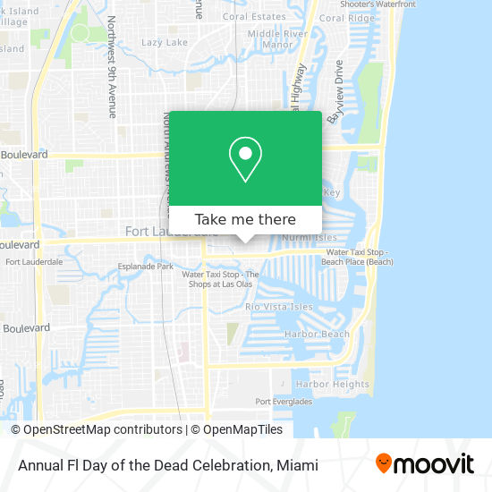 Mapa de Annual Fl Day of the Dead Celebration