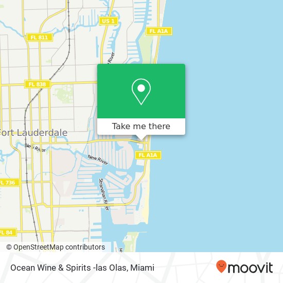 Ocean Wine & Spirits -las Olas, 2901 E Las Olas Blvd Fort Lauderdale, FL 33316 map