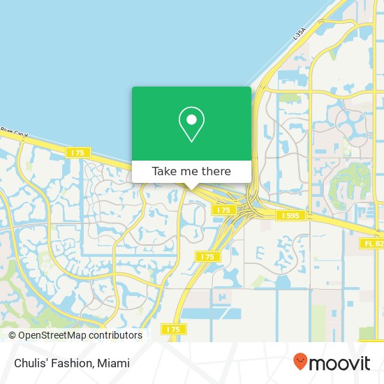 Mapa de Chulis' Fashion, 15974 W SR-84 Sunrise, FL 33326