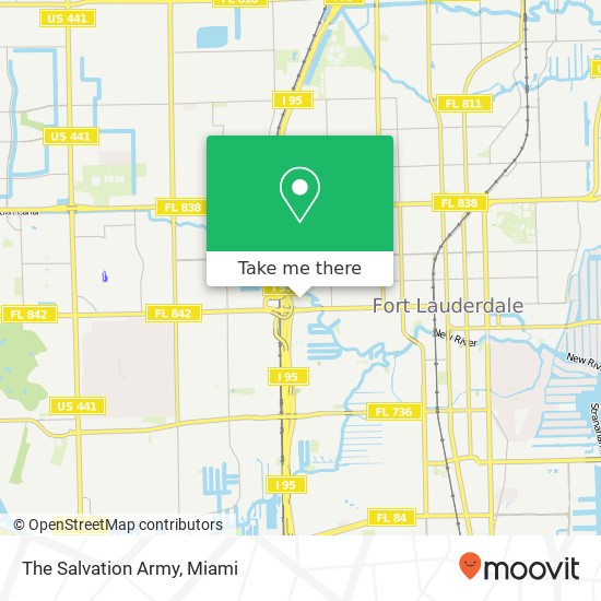 Mapa de The Salvation Army, 1901 W Broward Blvd Fort Lauderdale, FL 33312