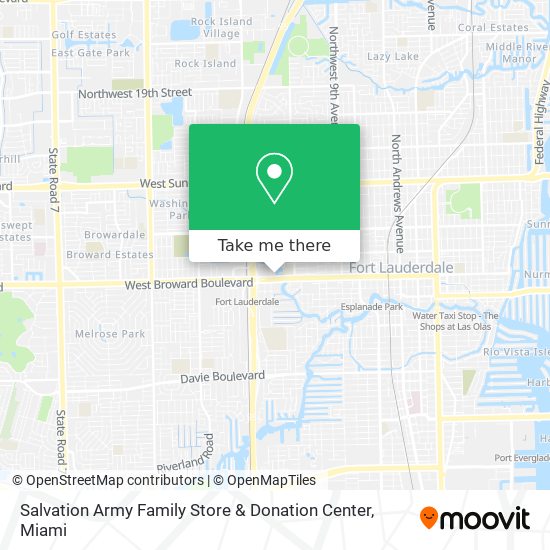 Mapa de Salvation Army Family Store & Donation Center