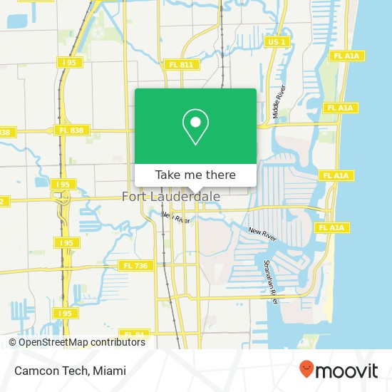 Camcon Tech, N Federal Hwy Fort Lauderdale, FL 33301 map