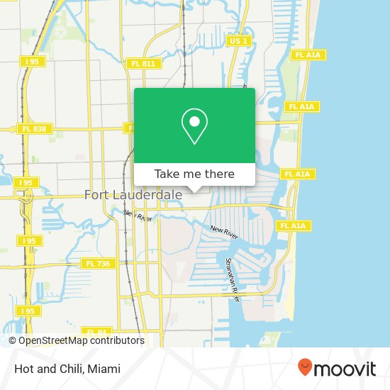 Hot and Chili, 1500 E Broward Blvd Fort Lauderdale, FL 33301 map