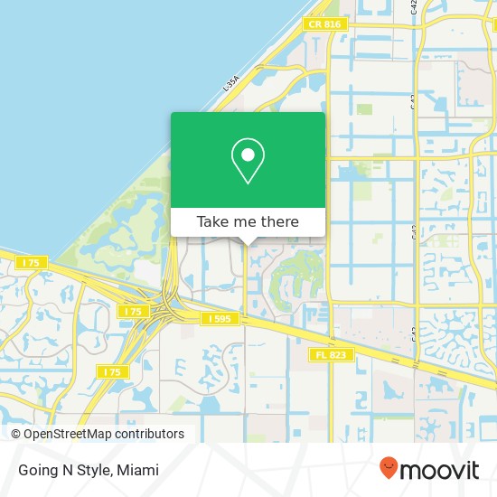 Mapa de Going N Style, 711 NW 135th Way Plantation, FL 33325