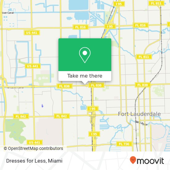 Mapa de Dresses for Less, 1000 NW 24th Ave Fort Lauderdale, FL 33311