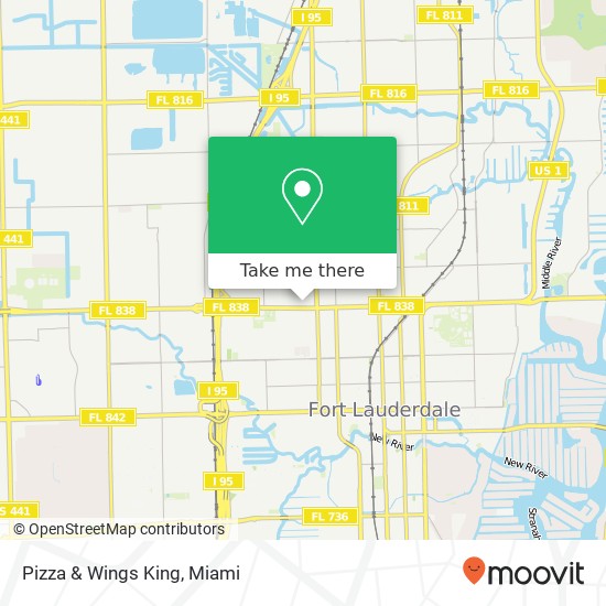 Pizza & Wings King, 1018 NW 10th Ave Fort Lauderdale, FL 33311 map