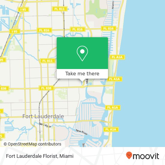 Fort Lauderdale Florist, 1115 N Federal Hwy Fort Lauderdale, FL 33304 map