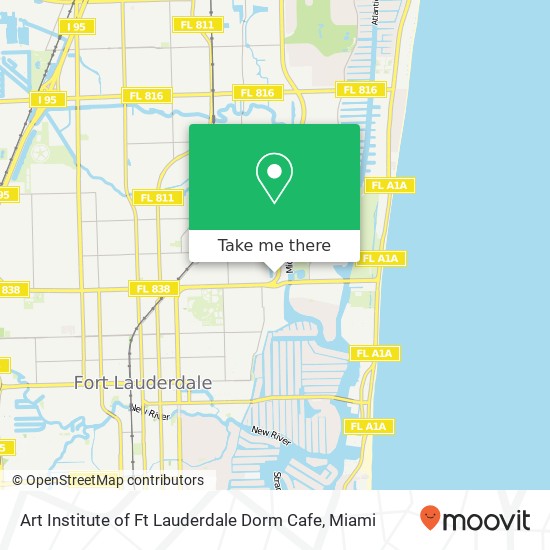 Art Institute of Ft Lauderdale Dorm Cafe, 1055 N Federal Hwy Fort Lauderdale, FL 33304 map