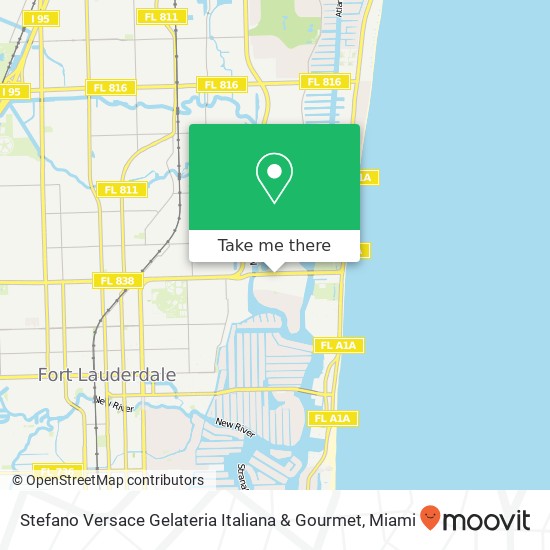 Stefano Versace Gelateria Italiana & Gourmet, 2414 E Sunrise Blvd Fort Lauderdale, FL 33304 map