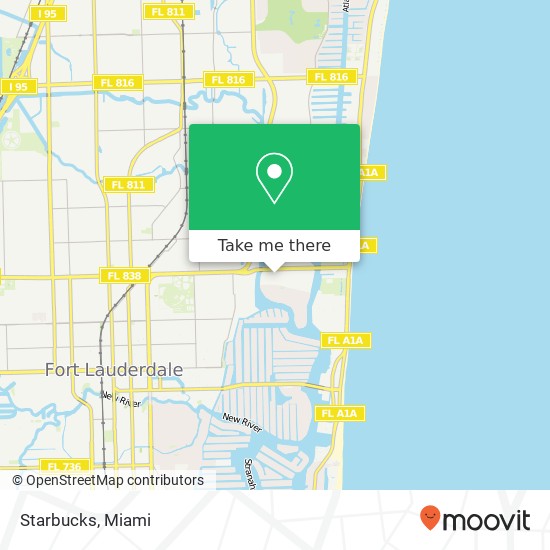 Starbucks, 2320 E Sunrise Blvd Fort Lauderdale, FL 33304 map