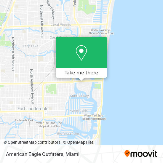 American Eagle Outfitters map