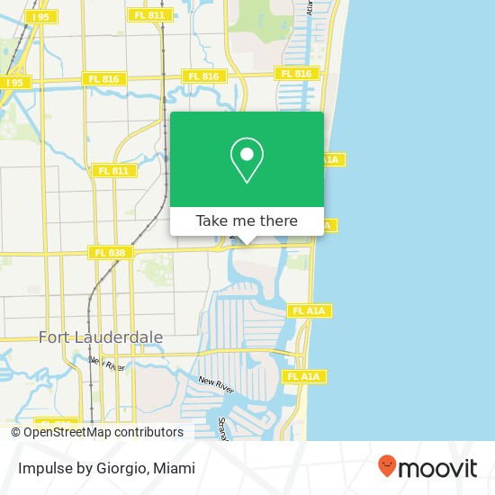 Mapa de Impulse by Giorgio, 2372 E Sunrise Blvd Fort Lauderdale, FL 33304