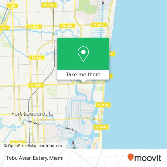 Tobu Asian Eatery, 2414 E Sunrise Blvd Fort Lauderdale, FL 33304 map