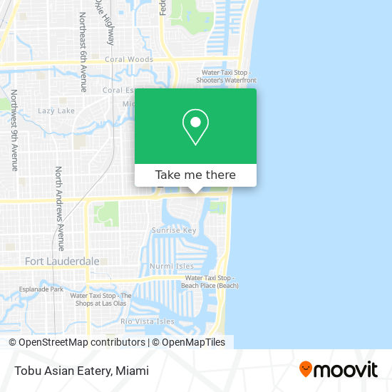 Mapa de Tobu Asian Eatery