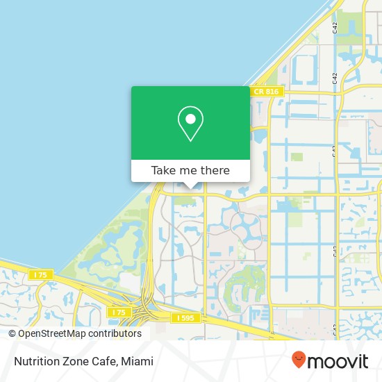 Nutrition Zone Cafe, 13999 W Sunrise Blvd Sunrise, FL 33323 map