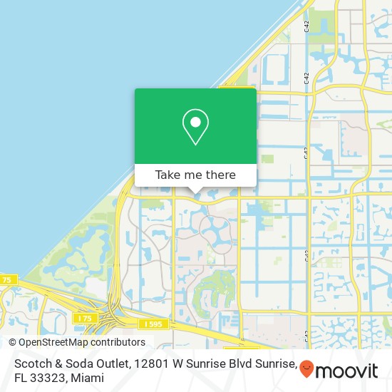 Scotch & Soda Outlet, 12801 W Sunrise Blvd Sunrise, FL 33323 map