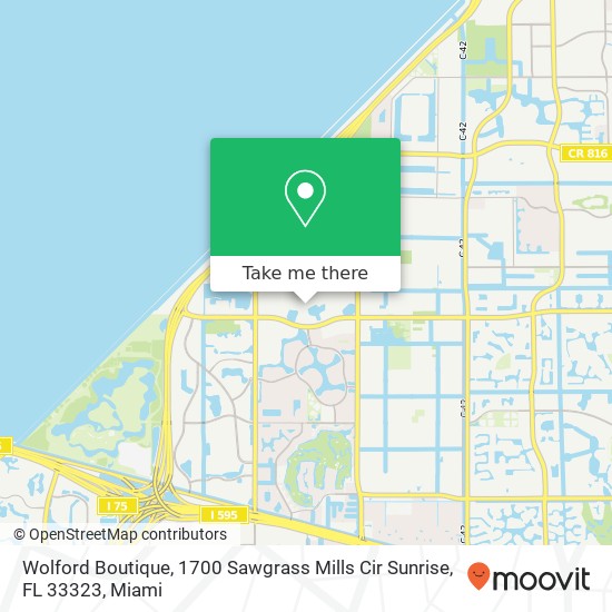 Wolford Boutique, 1700 Sawgrass Mills Cir Sunrise, FL 33323 map