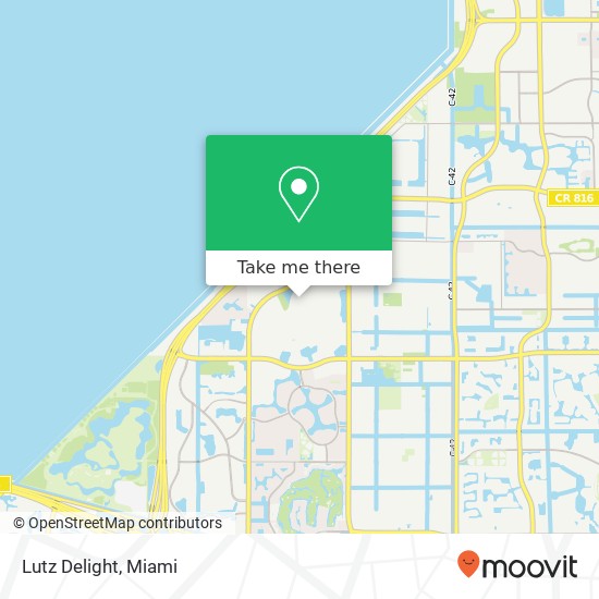 Mapa de Lutz Delight, Sunrise, FL 33323
