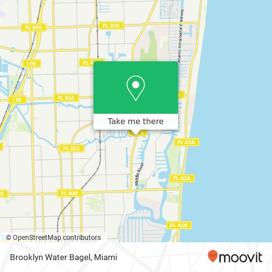 Brooklyn Water Bagel, 2151 N Federal Hwy Fort Lauderdale, FL 33305 map