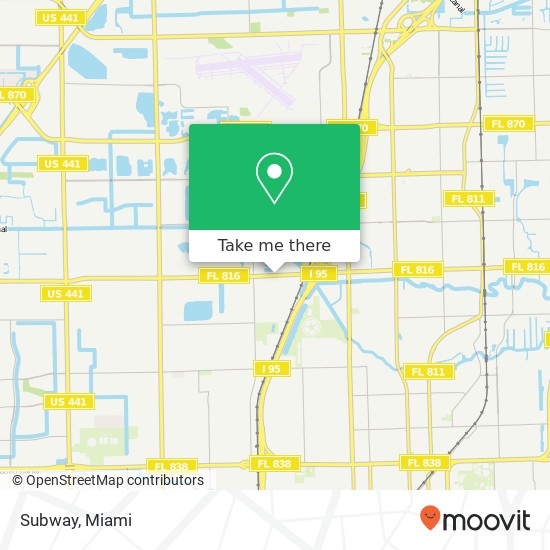 Subway, 1801 W Oakland Park Blvd Oakland Park, FL 33311 map