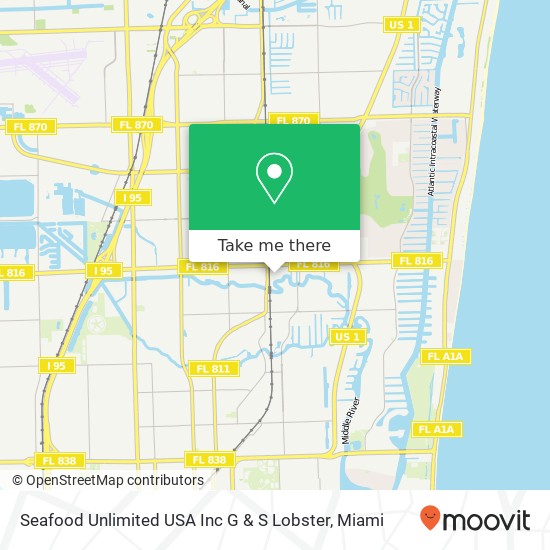 Seafood Unlimited USA Inc G & S Lobster, 3034 NE 12th Ter Oakland Park, FL 33334 map