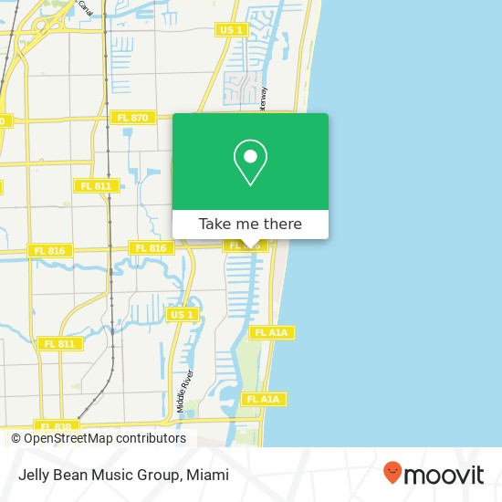 Jelly Bean Music Group map