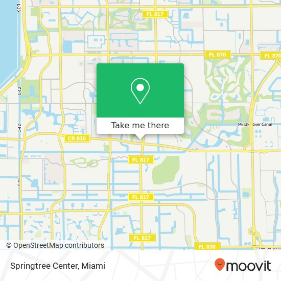 Mapa de Springtree Center