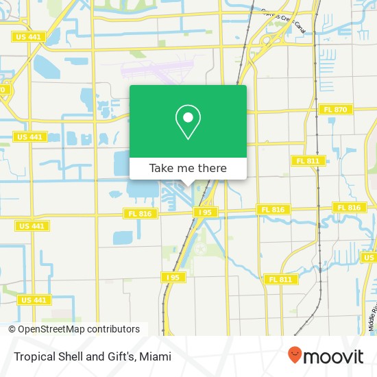 Mapa de Tropical Shell and Gift's, 109 Royal Park Dr Fort Lauderdale, FL 33309