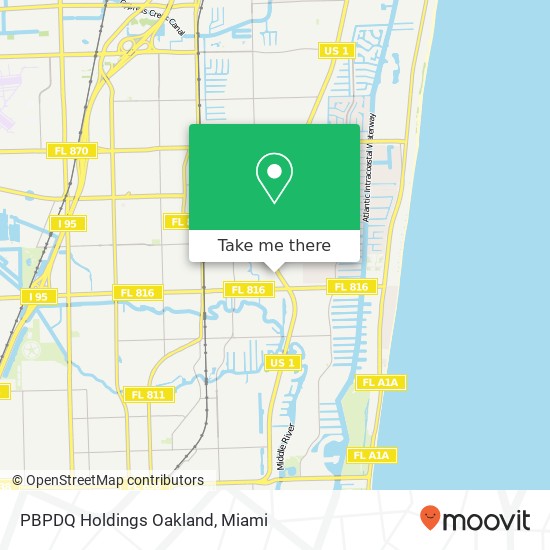 PBPDQ Holdings Oakland, 3359 N Federal Hwy Fort Lauderdale, FL 33306 map