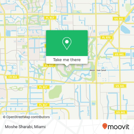 Mapa de Moshe Sharabi, 7051 Environ Blvd Lauderhill, FL 33319