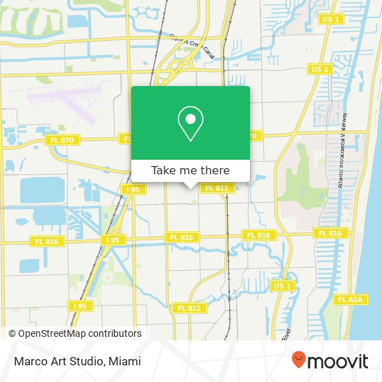 Marco Art Studio, 4036 NE 5th Ave Oakland Park, FL 33334 map