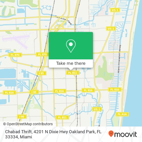 Chabad Thrift, 4201 N Dixie Hwy Oakland Park, FL 33334 map