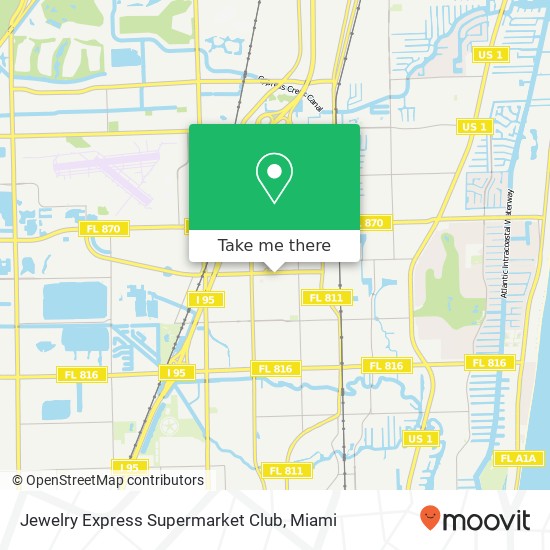 Jewelry Express Supermarket Club, 300 NE 44th St Oakland Park, FL 33334 map
