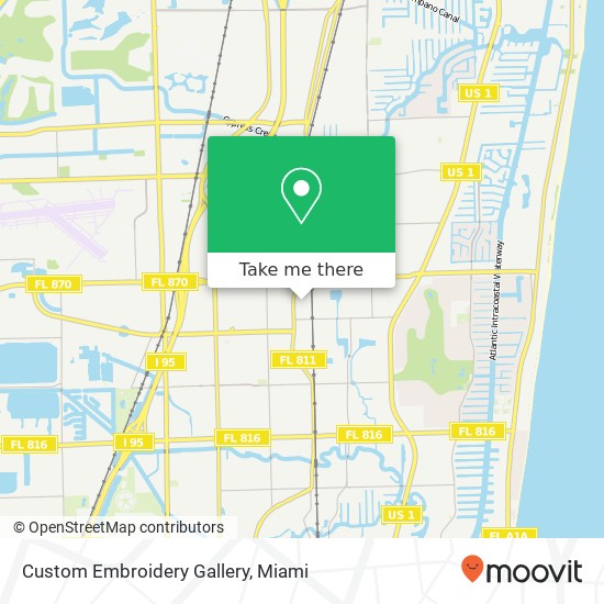 Custom Embroidery Gallery, 4750 NE 10th Ave Fort Lauderdale, FL 33334 map