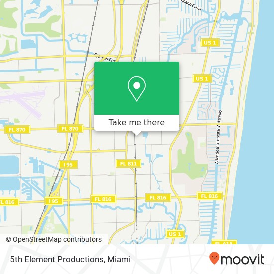 5th Element Productions, 4748 NE 12th Ave Oakland Park, FL 33334 map