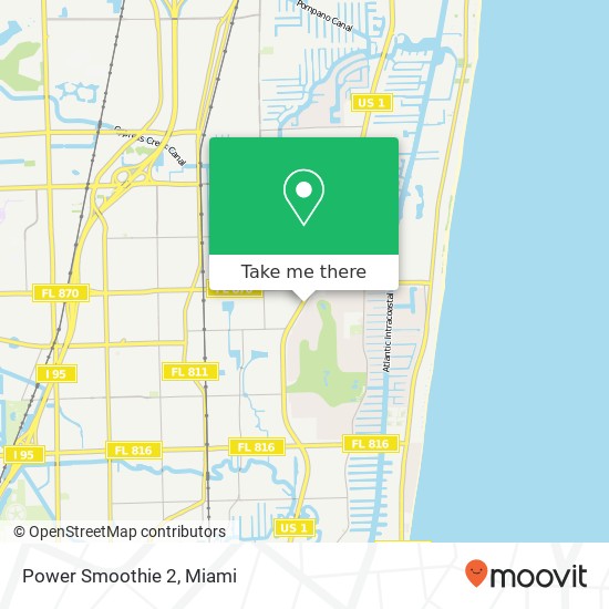 Power Smoothie 2, 4822 N Federal Hwy Fort Lauderdale, FL 33308 map