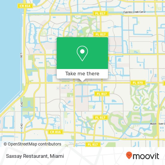 Saxsay Restaurant, 8425 W Commercial Blvd Tamarac, FL 33351 map