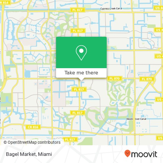 Mapa de Bagel Market, 7562 W Commercial Blvd Lauderhill, FL 33319