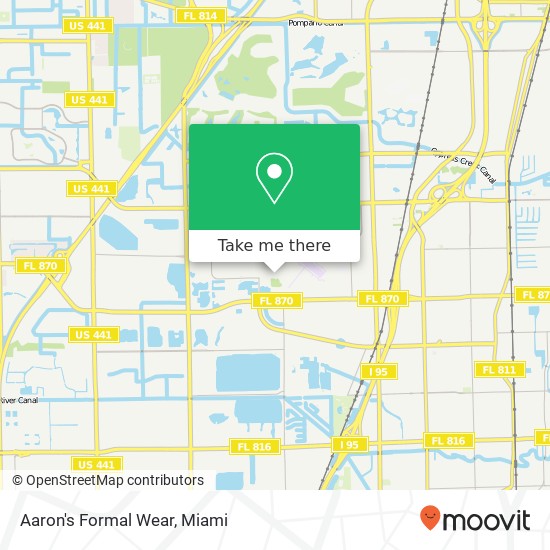 Aaron's Formal Wear, 5308 NW 22nd Ave Fort Lauderdale, FL 33309 map