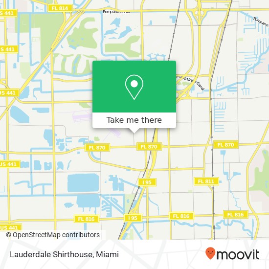 Mapa de Lauderdale Shirthouse, 1087 NW 53rd St Fort Lauderdale, FL 33309