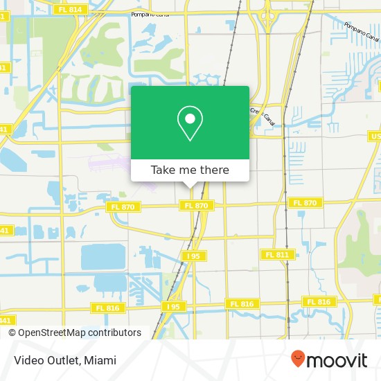 Mapa de Video Outlet, 5249 Powerline Rd Fort Lauderdale, FL 33309