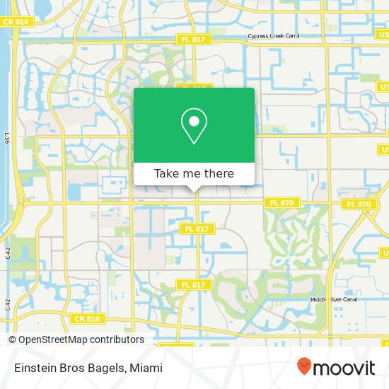 Einstein Bros Bagels, 5705 N University Dr Tamarac, FL 33321 map