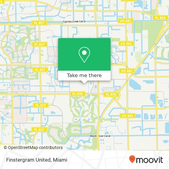 Mapa de Finstergram United, 6001 Shakerwood Cir Fort Lauderdale, FL 33319