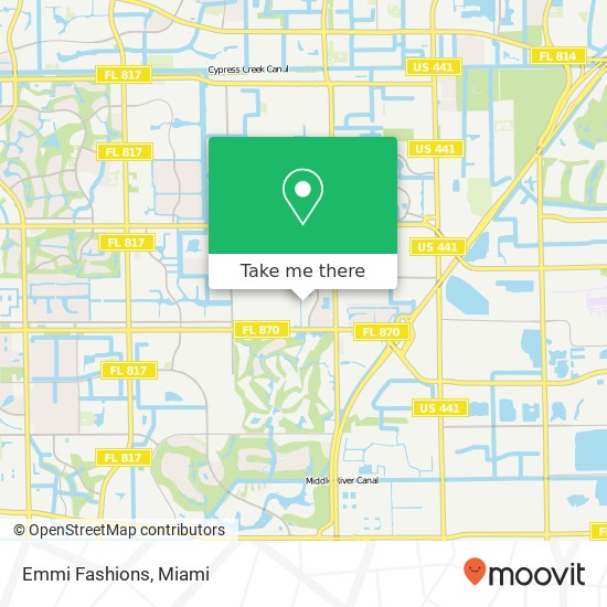 Mapa de Emmi Fashions, 5881 NW 57th Ave Tamarac, FL 33319