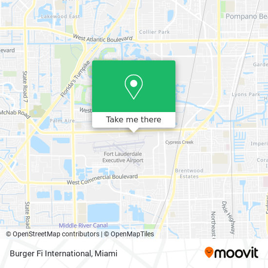 Mapa de Burger Fi International