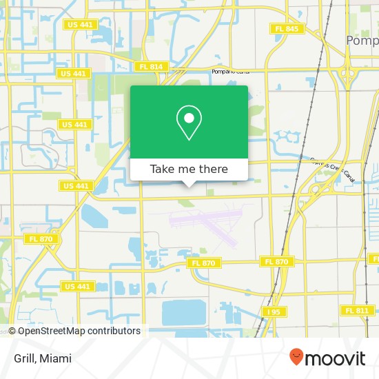 Mapa de Grill, 2401 W Cypress Creek Rd Fort Lauderdale, FL 33309