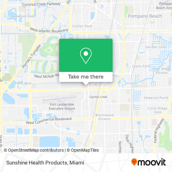 Sunshine Health Products map